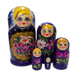 Матрешка 5 в 1 расп. гуашь (RNToys)