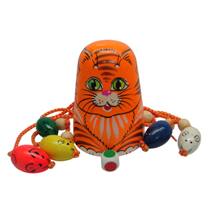 Кошки-мышки.Игра (Рыжая кошка) (RNToys)  