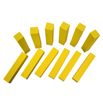 Счетные палочки 12 шт желтые (RNToys)