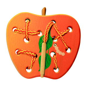 Яблоко плоское шнуровка (RNToys) 